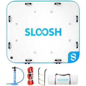 Amazon.com : SLOOSH Inflatable Floating Dock, Inflatable Dock Floating Platform, Portable Air Dock Platform Fit for Pool, Lake, Beach with Non-Slip Surface : Sports & Outdoors