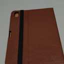 DTTO for iPad A16 Case, iPad 11th / 10th Generation Case (2025/2022), 360 Degree Rotating Premium Leather Folio Stand Cover with Pencil Holder, Brown