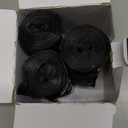 100 Count 17 Micron Extra Heavy Duty 4 Gallon Bags, Sturdy & Tear-Resistant Small Bags for Bathroom & Kitchen