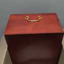 Silverware Storage Box, Kitchen Drawer Organizer, Drawer-containing Flap-type Storage Box, Wood Chest, with Tarnish Proof Felt Lined, Storage Silver Chest for Kitchen (3 Layer)