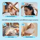 Upgraded Dog Cleaning Foam Machine, 2-in-1 Mode Dog Shampoo Sprayer, Mixed Soap Dispenser, for Pet Washing Irrigated Lawn Patio Car Cleaning (Supplies for Dog Cat Puppy Children)