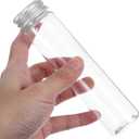 110ml Test Tubes with Screw Caps: 20pcs Clear Plastic Storage Tubes for Tea Leaves - Candy Containers for Wedding Party Christmas Dcor