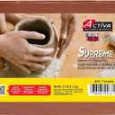 Activa Supreme Artist's Air-Dry Clay, Terracotta, 3.3 lbs (1.5 kg) | Ultra-Fine & Exceptional Plasticity for Studio, Classroom & Hobby Use