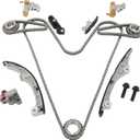 ECCPP Timing Chain Kit fit for TK20635 TK4198 for Ford Edge Flex Fusion Taurus Taurus X for Lincoln MKX MKZ for Mazda 6 CX-9 for Sable 3.5L 3.7L Fits DOHC V6