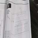 DWVO 47'' Buffet Cabinets with Upper Rack, Farmhouse Coffee Bar Cabinet with Power Outlet & Goblet Holder, Sideboard Cabinets with Sliding Barn Door for Kitchen, Living Room (Black Oak)