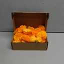 Marigold Flowers Heads Bulk, Silk Artificial Flowers for Diwali,Indian Festival, DIY Marigold Garland Day of The Dead Decorations (Orange)