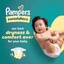 Pampers Swaddlers Diapers, Size 0 (up to 10 lbs), 84 Count, Absorbent, Keeps Baby Dry and Comfortable, Skin Safe Disposable Baby Diaper (Newborn)
