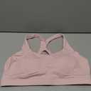 RUNNING GIRL Sports Bras for Women High Support Molded Cup High Impact Sports Bras with Sewn in Pads Racerback Running Bra(3113 Pink Peony XXL)