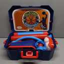 4 in 1 Basketball Hoop for Kids 1-3, 3-5, Toddler Basketball Goal and T Ball Set, Adjustable Basketball Hoop, Indoor Outdoor Sports Toys, Birthday Gifts for Kids Boys 1 2 3 4 5 Years Old