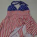 SUUKSESS Women One Piece Swim Dress Tummy Control Swimsuit Tie Knot Bathing Suit, XL