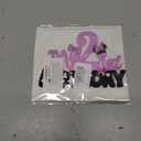 BEISHIDA Pink Cake Topper Pink and Black My 2nd Birthday Cake Decorations 2nd Birthday Party Supplies for Kids Girls