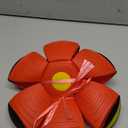 UFO Magic Ball,Portable Glowing Flying Toys Creative Fly Saucer Stomp Magic Balls,Decompression Flying Flat Throw Disc Balls Toy for Childrens Outdoor Sports Kids Gift (Red)