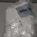 Sheer Curtains White 63 Inch Embroidered Floral, Rod Pocket Voile Drapes for Living room, Bedroom, Window Treatments Semi Crinkle Curtain Panels for Yard, Patio, Villa, Parlor, Set of 2, 52"x 63".