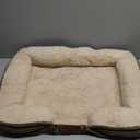 Bedsure Self Warming Orthopedic Dogs Bed for Small Dogs - Washable Small Dog Bed Waterproof, Comfort Pet Couch with Removable Cover, Pets Sofa with Nonskid Bottom, Brown, Non-Electric (24"L x 18"W x 6"Th)