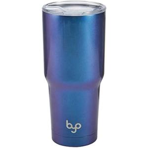 BYO by BUILT 20 Ounce Double Wall Stainless Steel Tumbler Iridescent Blue 5237923