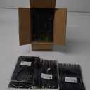 Supernal 180pcs Black Plastic Silverware Heavy Duty Black Party Cutlery Disposable Plastic Forks and Spoons Disposable Utensils Flatware Include 60 Forks,60 Knvies,60 Spoons