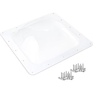 XMK RV Skylight Replacement,18" x 18" Skylight Outer Dome Fits All Standard 14" x 14" Openings,RV Skylight Cover for Camper Trailer Fifth Wheel Motorhome Shower/Roof,UV Block,Impact Resistant,Clear XMK RV Skylight Replacement,18" x 18" Skylight Outer Dome Fits All Standard 14" x 14" Openings,RV Skylight Cover for Camper Trailer Fifth Wheel Motorhome Shower/Roof,UV Block,Impact Resistant,Clear