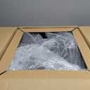 XIV Side Table, Small End Table, Modern Nightstand, Accent Bedside Table, 3 Tier Night Stands, Metal Bed Side Table for Living Room Bedroom Outdoor Entryway, No Assembly Required (Black, Square)