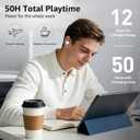TOZO T6 Wireless Earbuds, Bluetooth 5.3 Ear Buds, Stereo Sound in Ear Headphones, 50 Hours Playtime, Wireless Charging Case, APP Customizable EQs, IPX8 Waterproof Earphones
