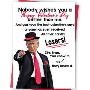 2 x Funny Valentine's Day Card for Wife Husband, Humor Valentines Day Gifts for Women Men, Happy Anniversary Birthday Card Gifts for Boyfriend Girlfriend (FY-185)