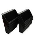 8 Pack Black Broom And Dust Pan Sets For Brooms (Brush not Included)