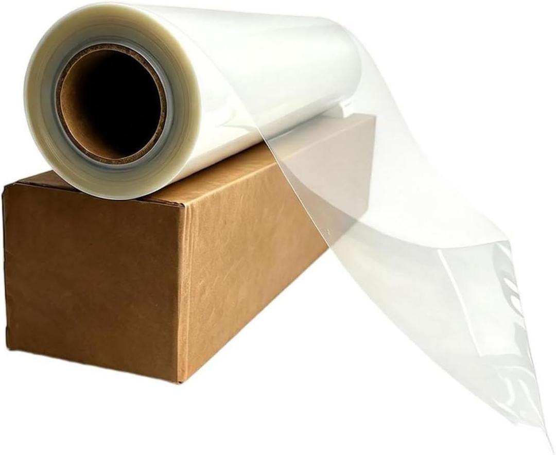 24 in x 100ft Waterproof Inkjet Transparency Film 5Mil Quick Dry Anti-Curl PET Film For Screen Printing For Inkjet Printers Only (24in x 100ft)