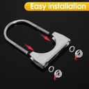 2-1/4" U Bolt Exhaust Clamp - 2.25 Inch U-bolt Muffler Clamps Clip Replacement for RV UTV Tractor Motorcycle System