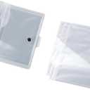 4x6 Small Photo Album Holds for 100 Pictures, Card Photo Sleeve Mini Photo Album photo book, Waterproof Pocket Photo Holder, Photo Pocket for Name Card, Postcards, Recipe Cards, Refillable (Clean)