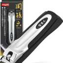 KAI Japanese Nail Clippers With Side Nail File, Stainless Steel, Made in Japan