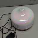 Porseme 500ml Glass Essential Oil Diffuser Aromatherapy Ultrasonic Cool Mist Humidifier 15-21 Running Hours Waterless Auto-Off Air Diffusers for Sleeping Yoga Working Spa(White Jade)