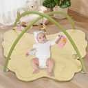Baby Girl Play Mat 2PM SPORTS Green Butterfly Theme Baby Play Mat