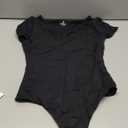 YUSHOW Women's Bodysuit Tops Short Sleeve Shapewear for Women L