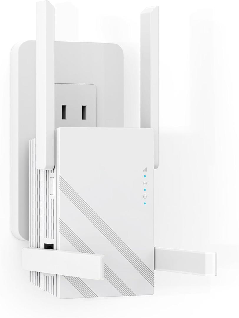 2025 1.2Gbps WiFi Extender Signal Booster, Up to 12880 sq. ft, Dual Band 5GHz/2.4GHz, WiFi Extenders Signal Booster for Home, WiFi Range Extender with Ethernet Port, Connects 100+ Devices