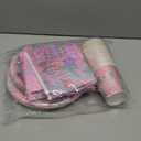 120pcs Butterfly Birthday Party Supplies, Butterfly Party Decorations, Includes Plates, Napkins, Cups, Forks Tableware, Serves 24