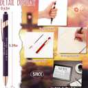 Ireer 10 Sets Employee Appreciation Gifts A6 PU Leather Notebooks with Pens Thank You Inspirational Journal Valentines Gift for Coworker Team Teacher Office Staff(Being Awesome,Classic)