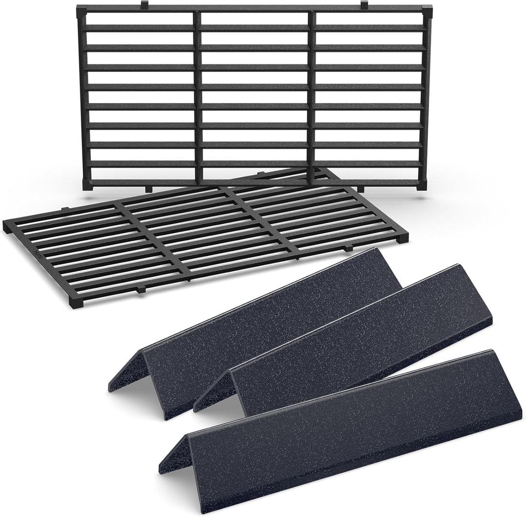 7637 Cooking Grids with 7635 Flavorizer Bar Replacement for Weber Spirit