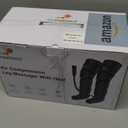 Leg Massager with Heat and Compression for Circulation and Pain Relief, 6 Modes Foot Calf Thigh Knee and Leg Compression Massage Boots for Swelling, Edema and RLS, Gifts for Mom, Dad, Seniors