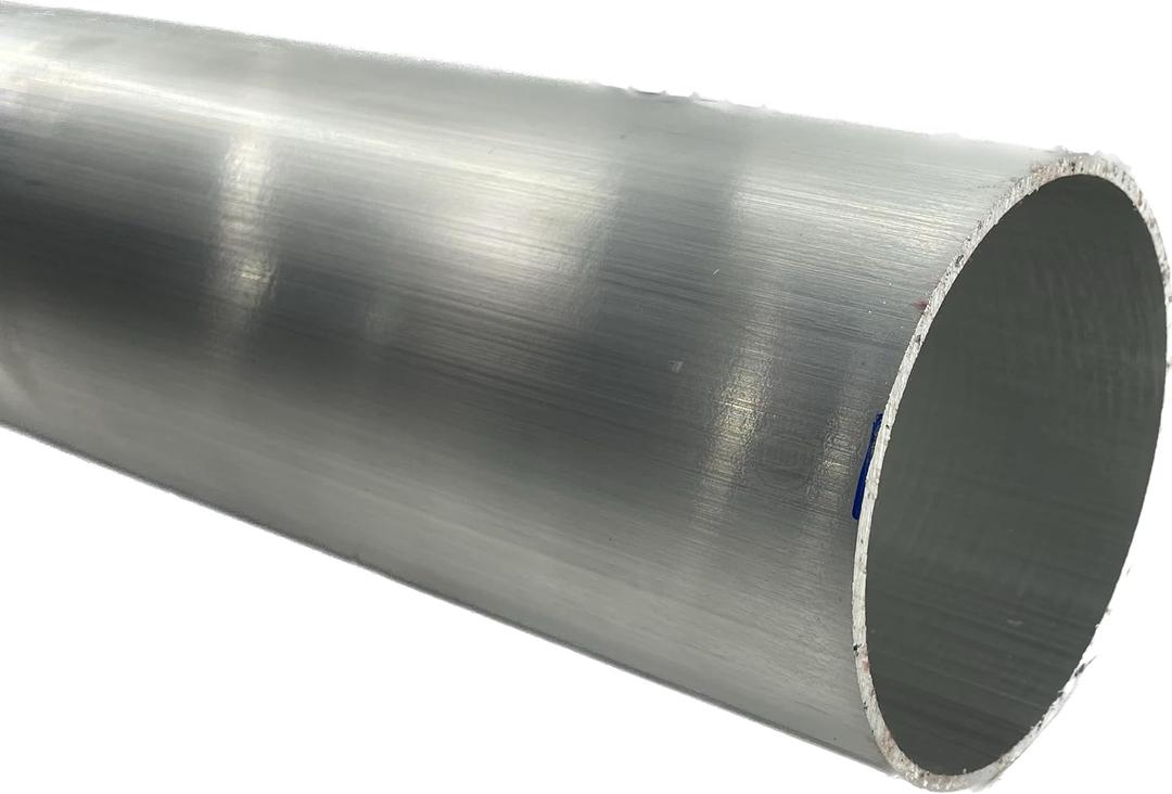 Seamless Round Aluminum Tubing - 5" Diameter, 0.125" Wall Thickness (6") (6 Inch)