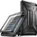 Fire HD 8 & HD 8 Plus Tablet Case (Only 12th Gen,2024/2022) - DJ&RPPQ [Light-Duty] Full Body Rugged Cover with Built-in Screen Protector for Kindle Fire HD 8 Kids Tablet & Kids Pro Tablet - Black