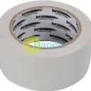 Builders Tape - 50mm X 33M White Rubber Adhesive On A Soft PVC Carrier
