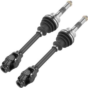 Front CV Axle Fit for Polaris Sportsman 400 500, For Magnum 325 425 Scrambler 4x4 1995-2008; 4340 Chromoly Steel Drive Half Shaft, For 1380063 1380066, 1380085