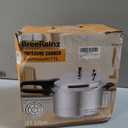 BreeRainz 12 Quart Pressure Cooker, Aluminum Pressure Canner w/Cooking Rack for Steaming,Canning and Stewing, Silver