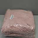 OLANLY Bathroom Rugs 36x24, Extra Soft Absorbent Chenille Bath Rugs, Rubber Backing Quick Dry, Machine Washable Bath Mats for Bathroom Floor, Tub and Shower, Home Decor Accessories, Dusty Rose