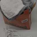 ESTINGO Electric Blanket Twin Size - 62"x84" Twin Heated Blanket with 5 Heating Levels, Heating Blanket with 10h Auto-Off Overheating Protection for Bedroom Office Couch, Light Gray