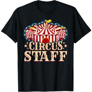 Circus Staff Shirt - Circus Party Shirt - Circus Staff T-Shirt, XL Circus Staff Shirt - Circus Party Shirt - Circus Staff T-Shirt, XL