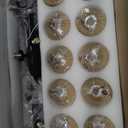 Glass Globe Sputnik Chandelier, 16-Light Mid Century Modern Light Fixture Over Table, Linear Chandeliers for Dining Room, Kitchen Island, Black and Amber Bubble, 40 Inch, GC-02