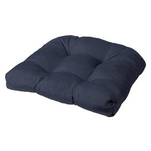 Cushion Source Tufted Chair Cushion | Rounded Back Corners | 21" x 19" x 4" Seat Cushion | No Ties | Indoor/Outdoor | Multiple Sunbrella Fabric Options Available (Sunbrella Spectrum Indigo)