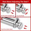 3PCS Pasta Maker Attachment for All Kitchenaid Stand Mixers, Stainless Steel Pasta Attachments Include Spaghetti Cutter & Fettuccine Cutter, Pasta Roller with 8 thickness knob