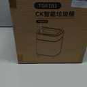 Bathroom Garbage Can Automatic Touchless 2.7-Gallon Slim Waste Bin Stainless Steel & Dog Proof Design for Bedroom, Office, and Living Room