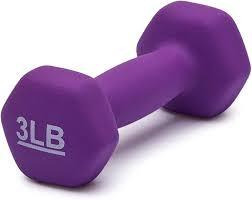 Workout Dumbbell Hand Weight, 3lb